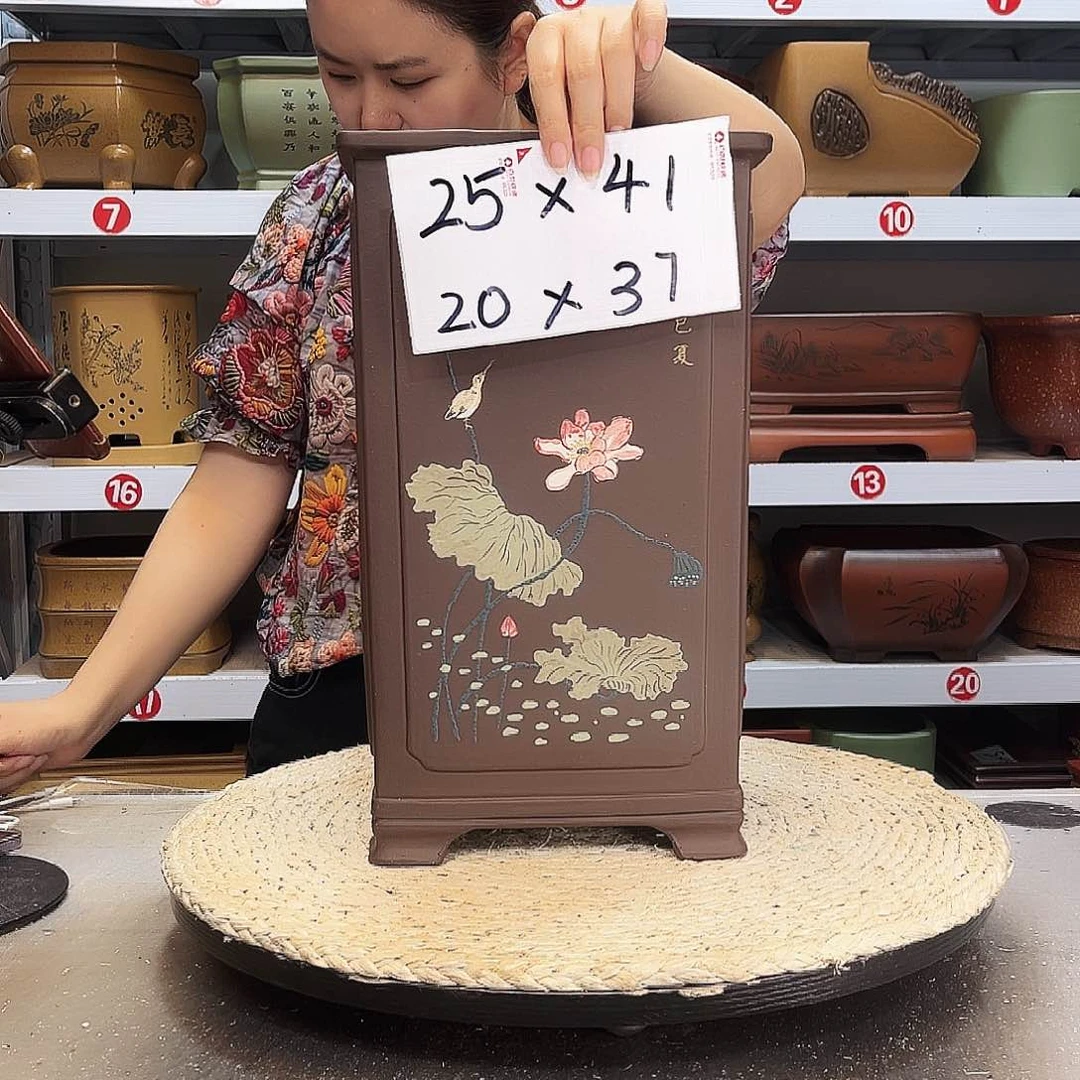 紫砂花盆紫砂花盆