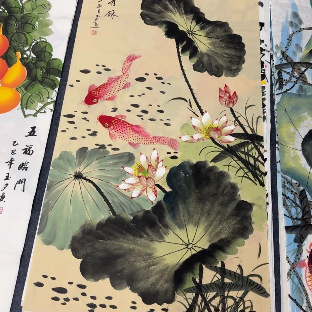 国画140×70画画画画