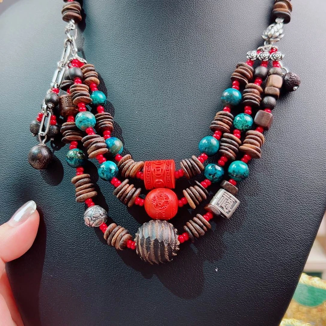 925银珐琅锦象原创设计款项链