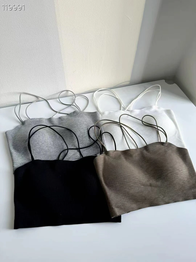 KK颜小新【朵徽】设计感小众时尚气质舒适休闲日常美背性感夏季打底