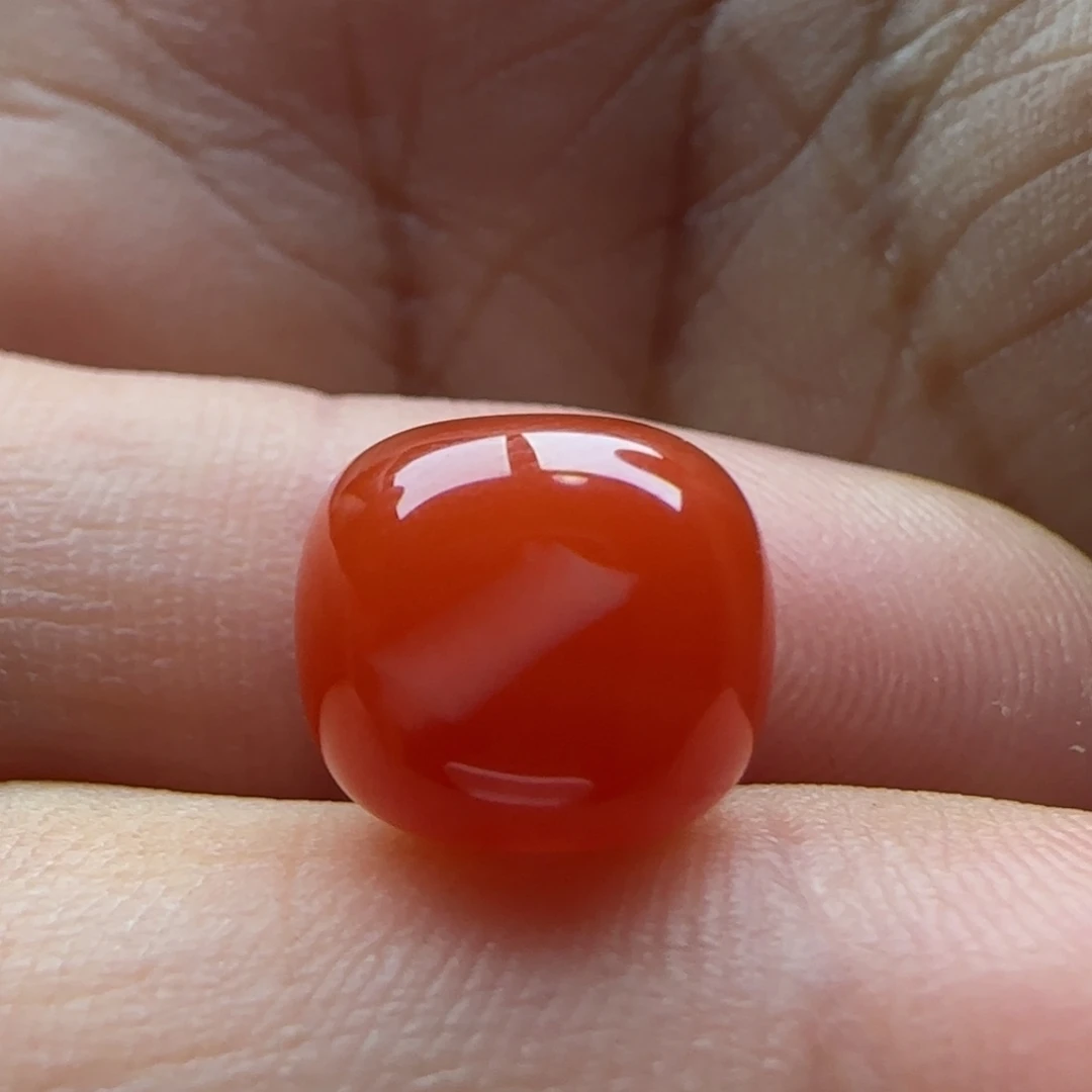 南红玛瑙未镶嵌老型11.1-9.7马牙皮裂