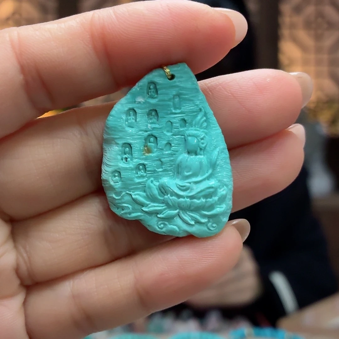 未镶嵌绿松石珠宝奇石