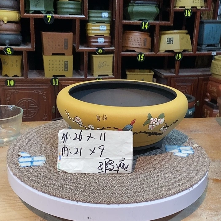 紫砂花盆紫砂花盆