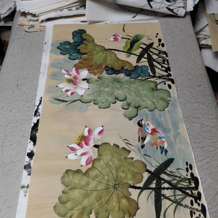 盘***师国画国画花鸟花鸟花鸟