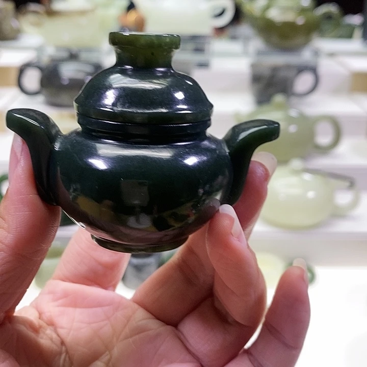 和田玉未镶嵌挂件摩*霍香炉