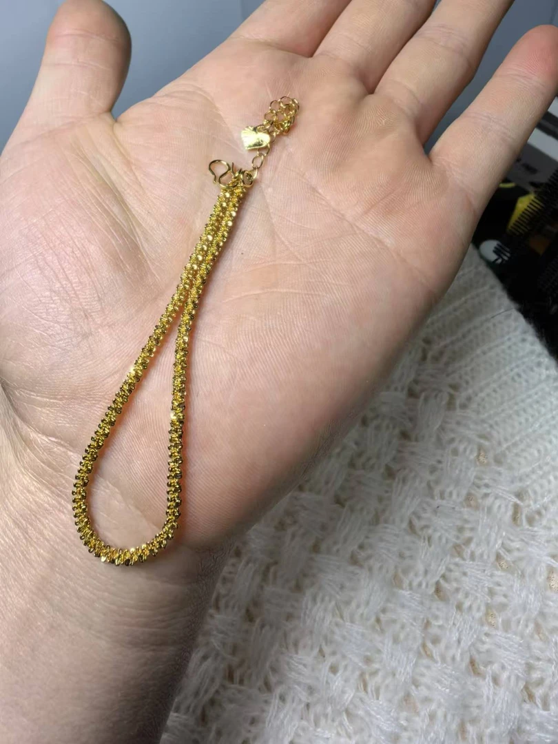 合金手链 SJ-6125保色金色精致手链精品