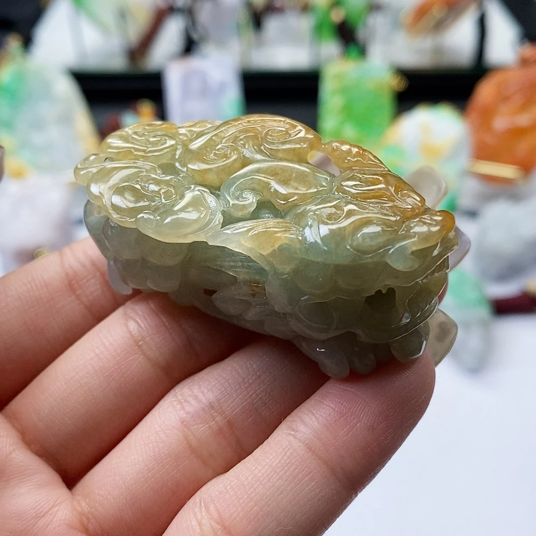 颈饰未镶嵌翡翠翡翠A货