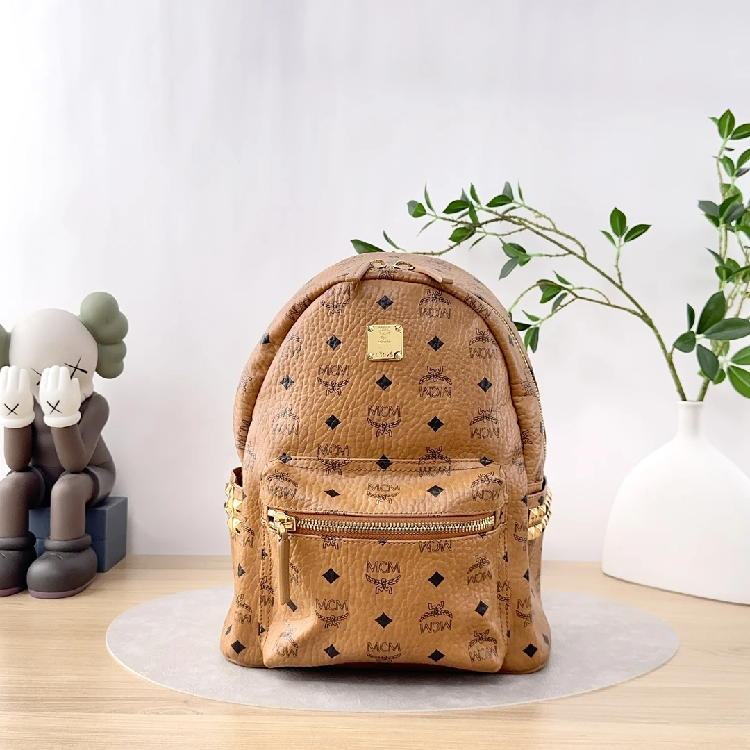 95新 MCM Stark Visetos/双肩包/4546