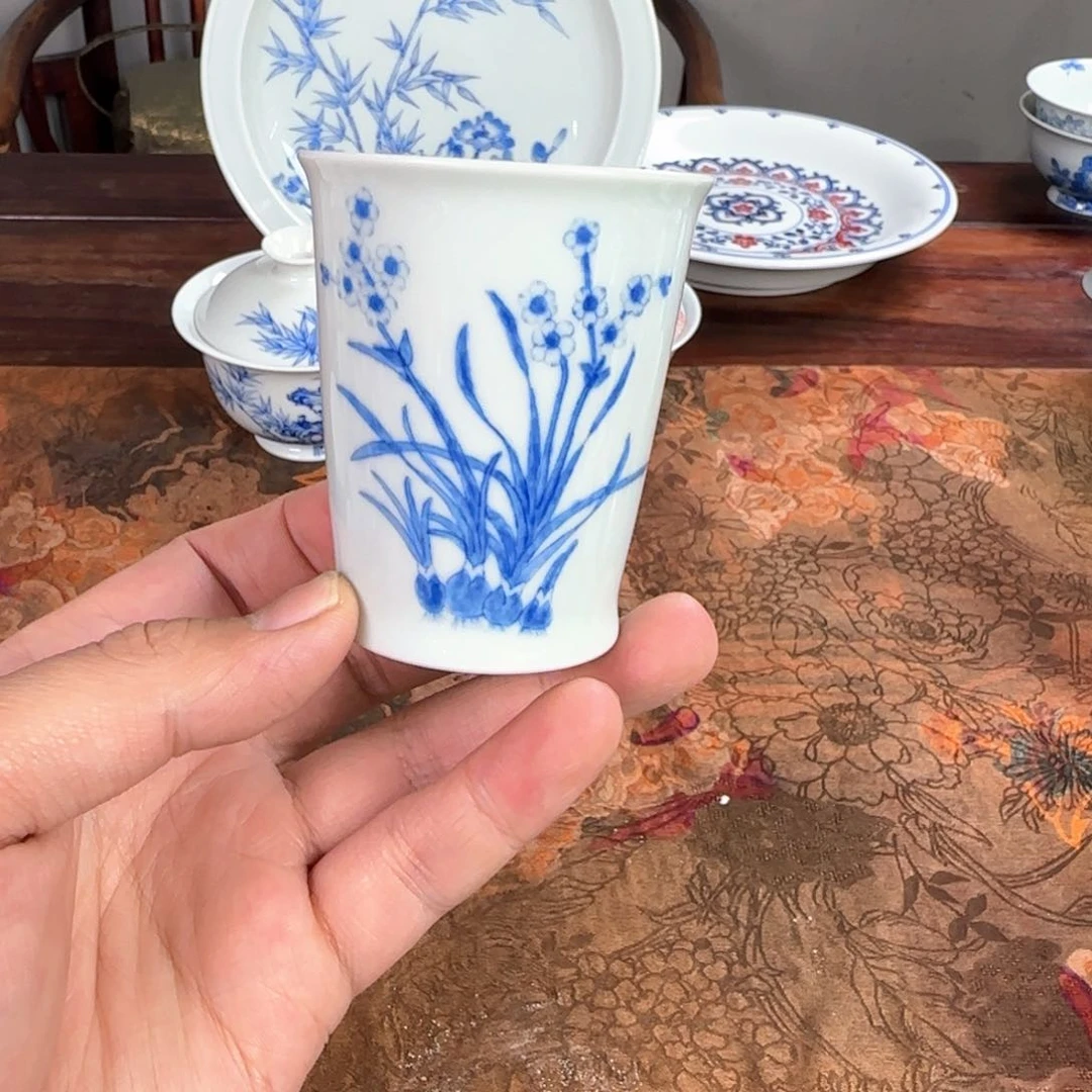 杯子景德镇手工手绘