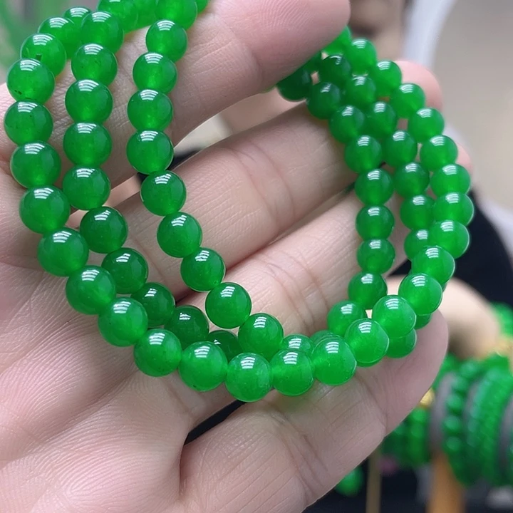 翡翠未镶嵌项链D09