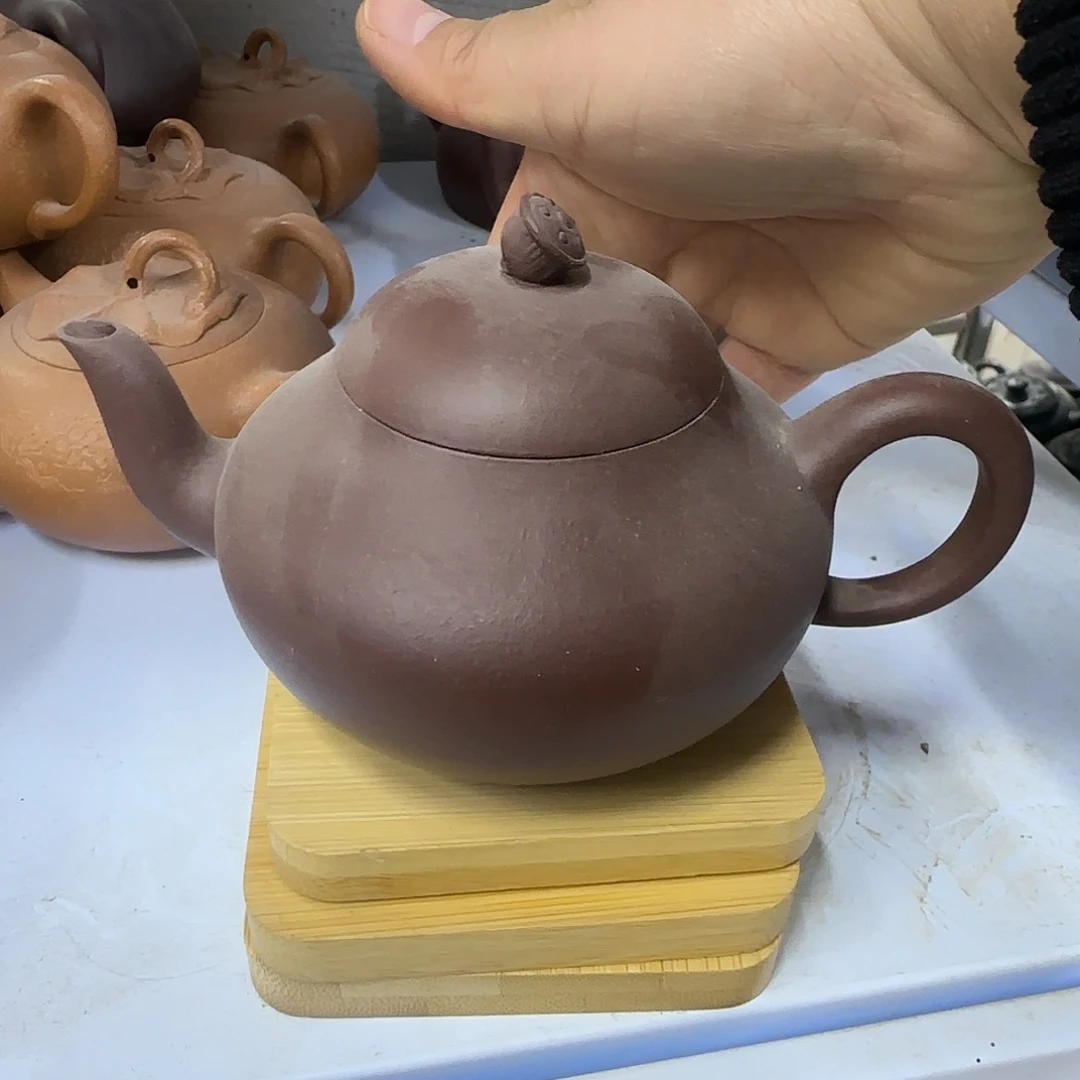 茶壶紫砂宜兴紫砂壶瑕疵处理