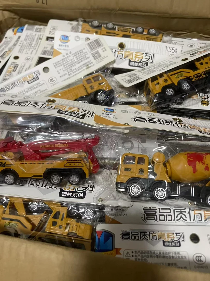 惯性工程车挖掘机吊车起重机玩具