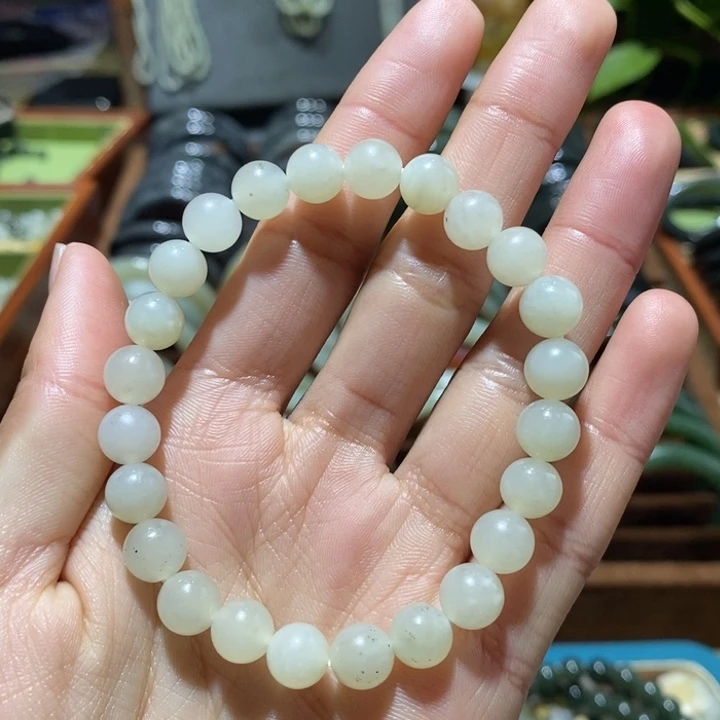 和田玉手串未镶嵌