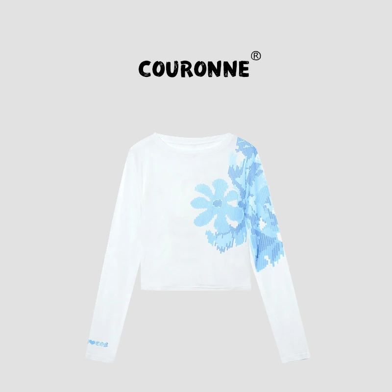 【桐桐】-春夏‘’梨花山茶‘’复古减龄休闲设计显瘦软糯防晒上衣34371