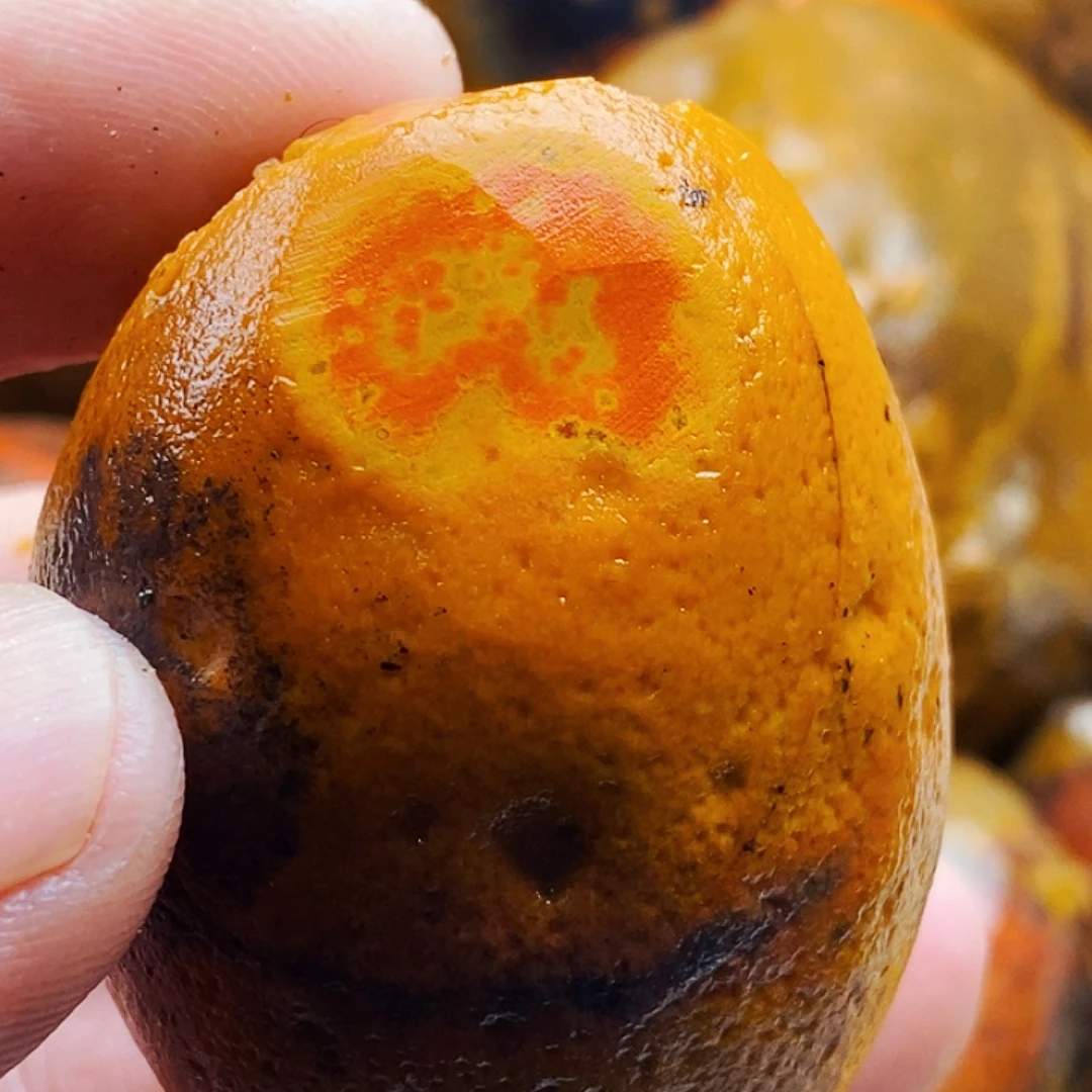 农***拳定制玛瑙未镶嵌战国红