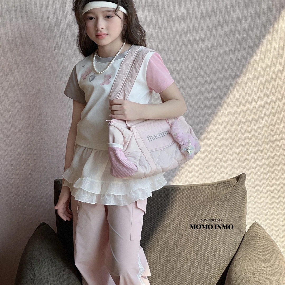 1301童装夏款撞色短袖T