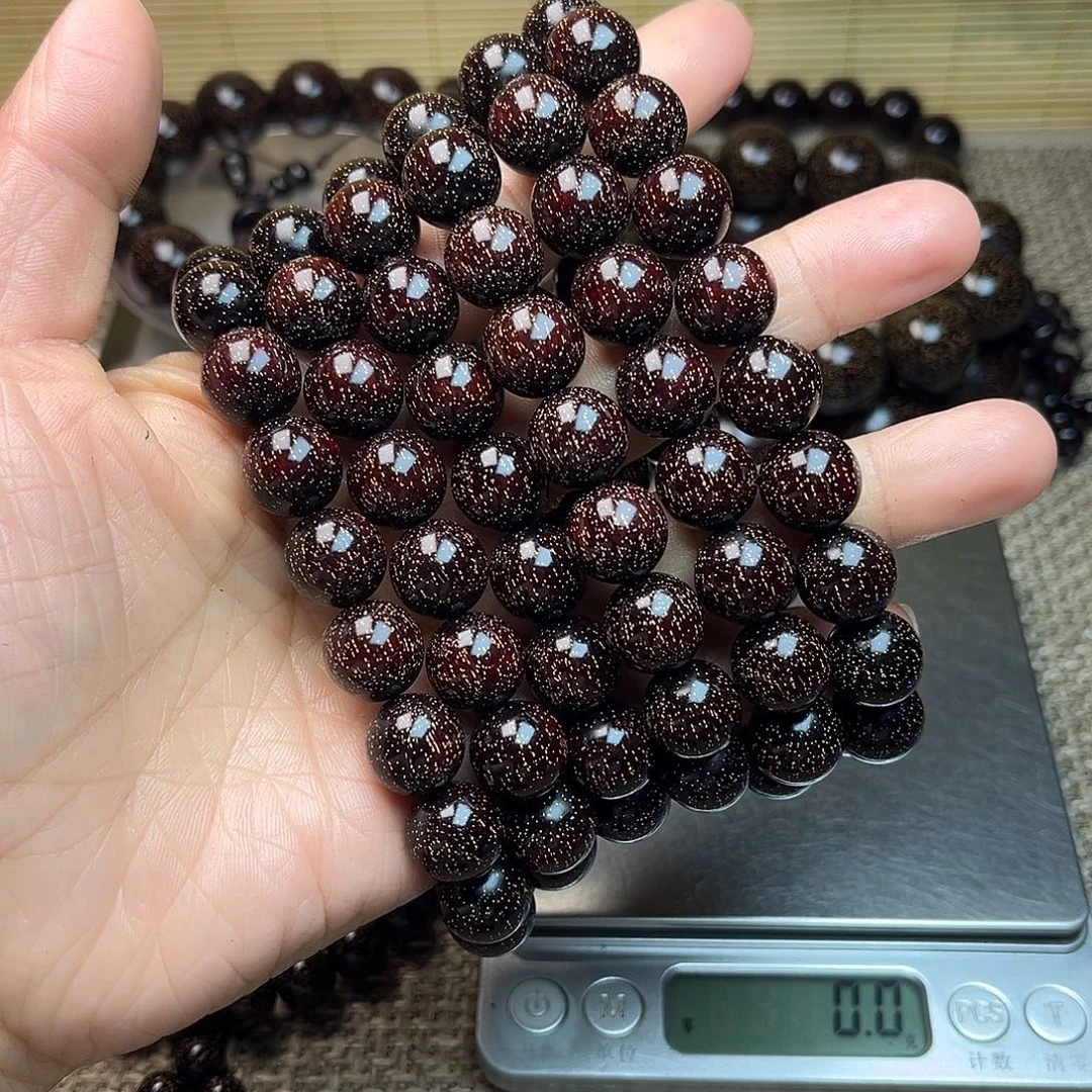 檀香紫檀（小叶紫檀）1.2 108颗 爆星