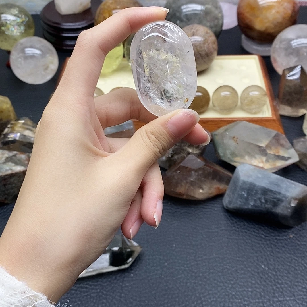 未镶嵌水晶珠宝半成品88水晶石