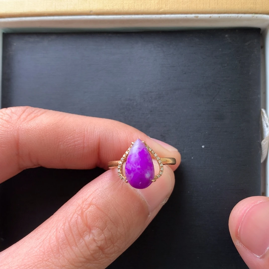 苏纪石（舒俱来）18K金镶嵌戒指