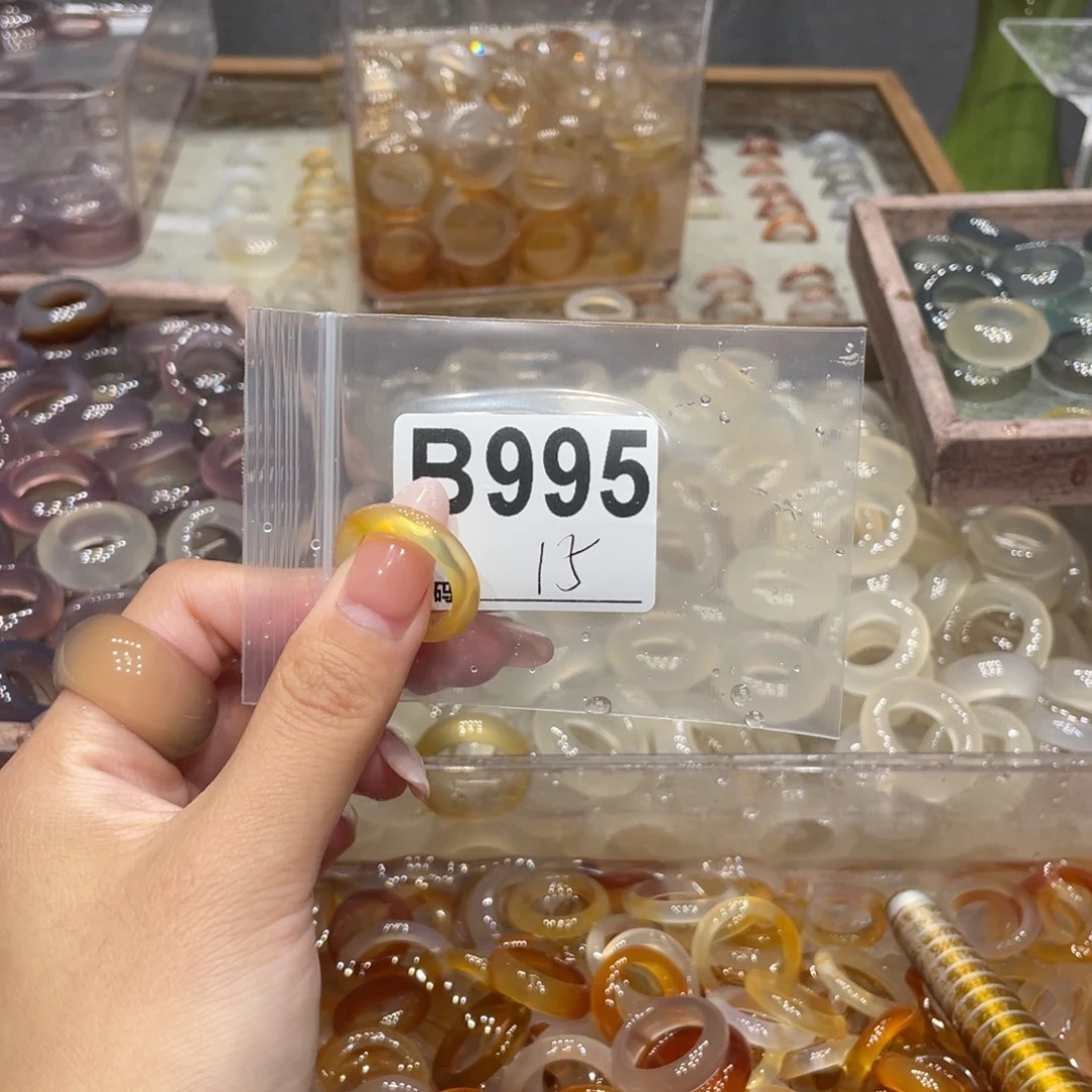 玛瑙/玉髓未镶嵌戒指995