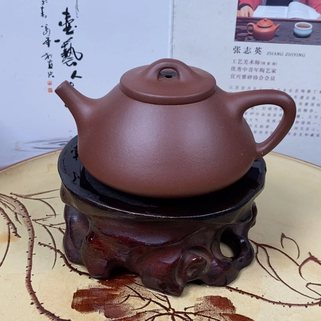 紫砂茶壶五号井底槽清微瑕容量150