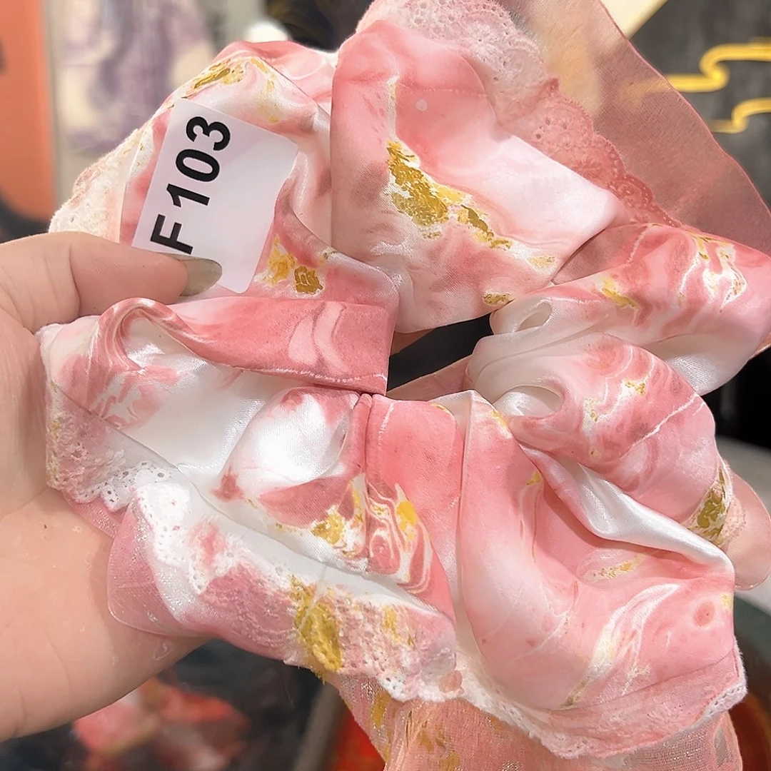 多****y103大蕾丝发圈手作