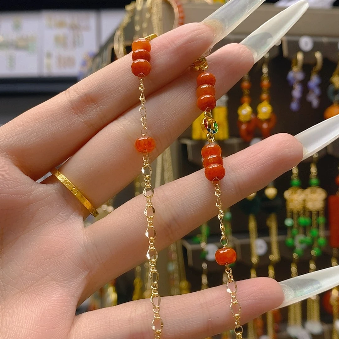 翡翠合金耳饰翡翠