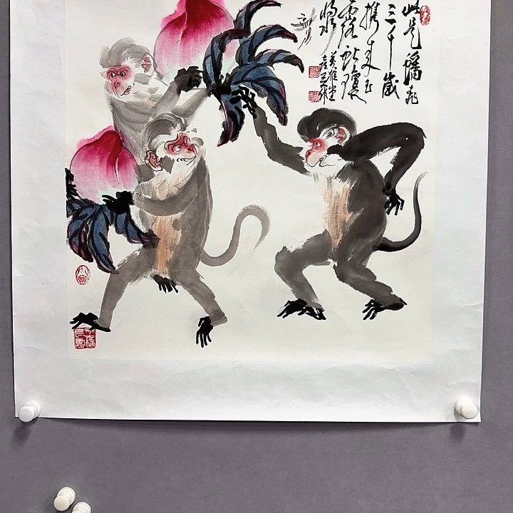 国画亲笔手绘放心去藏