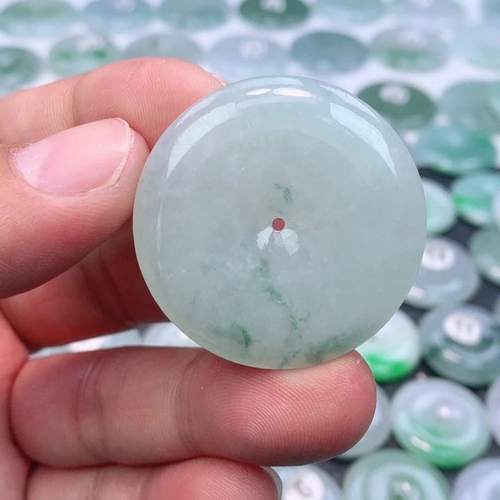 翡翠未镶嵌颈饰缅甸天然A货翡翠38-6.3