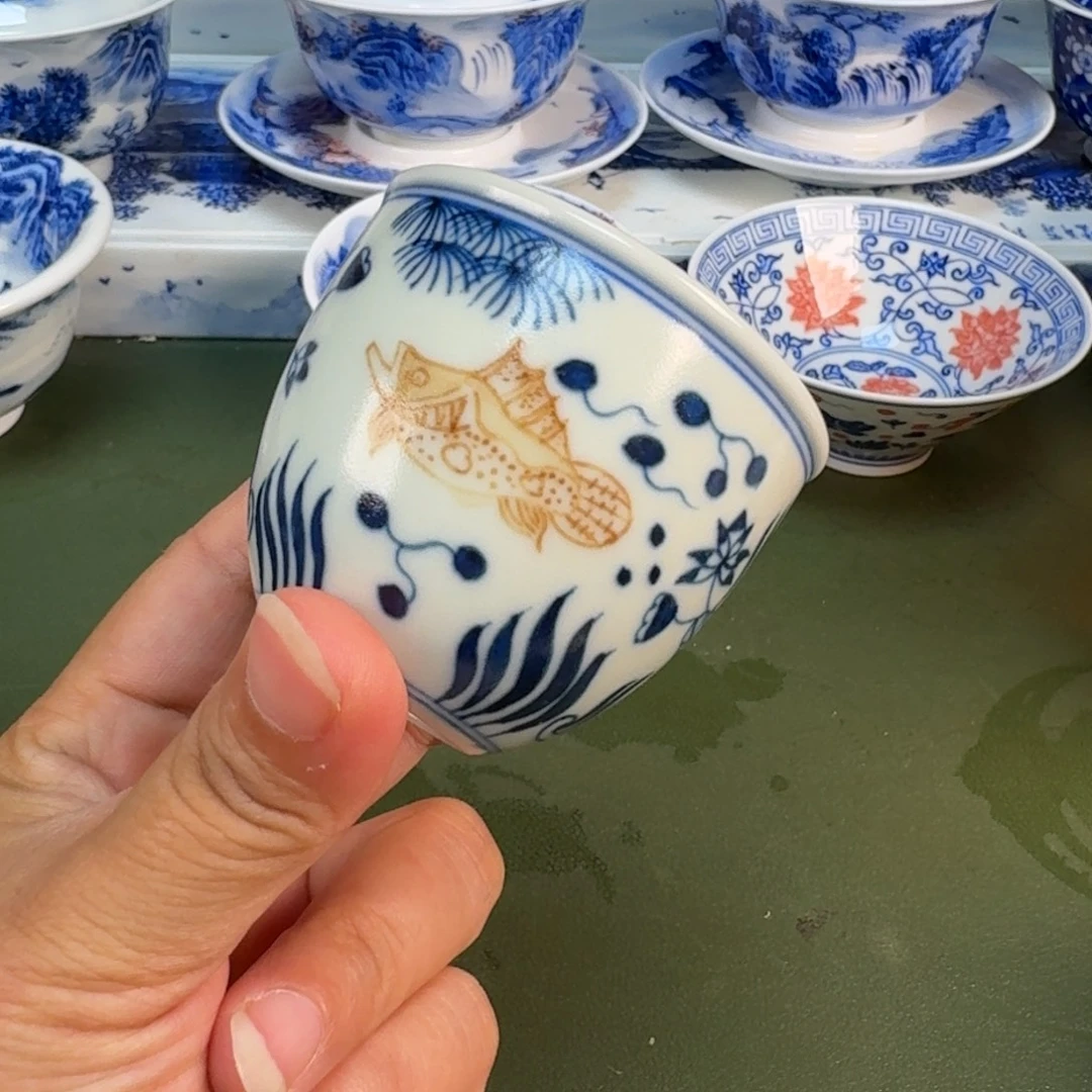 景德镇纯手绘茶具圆圆231