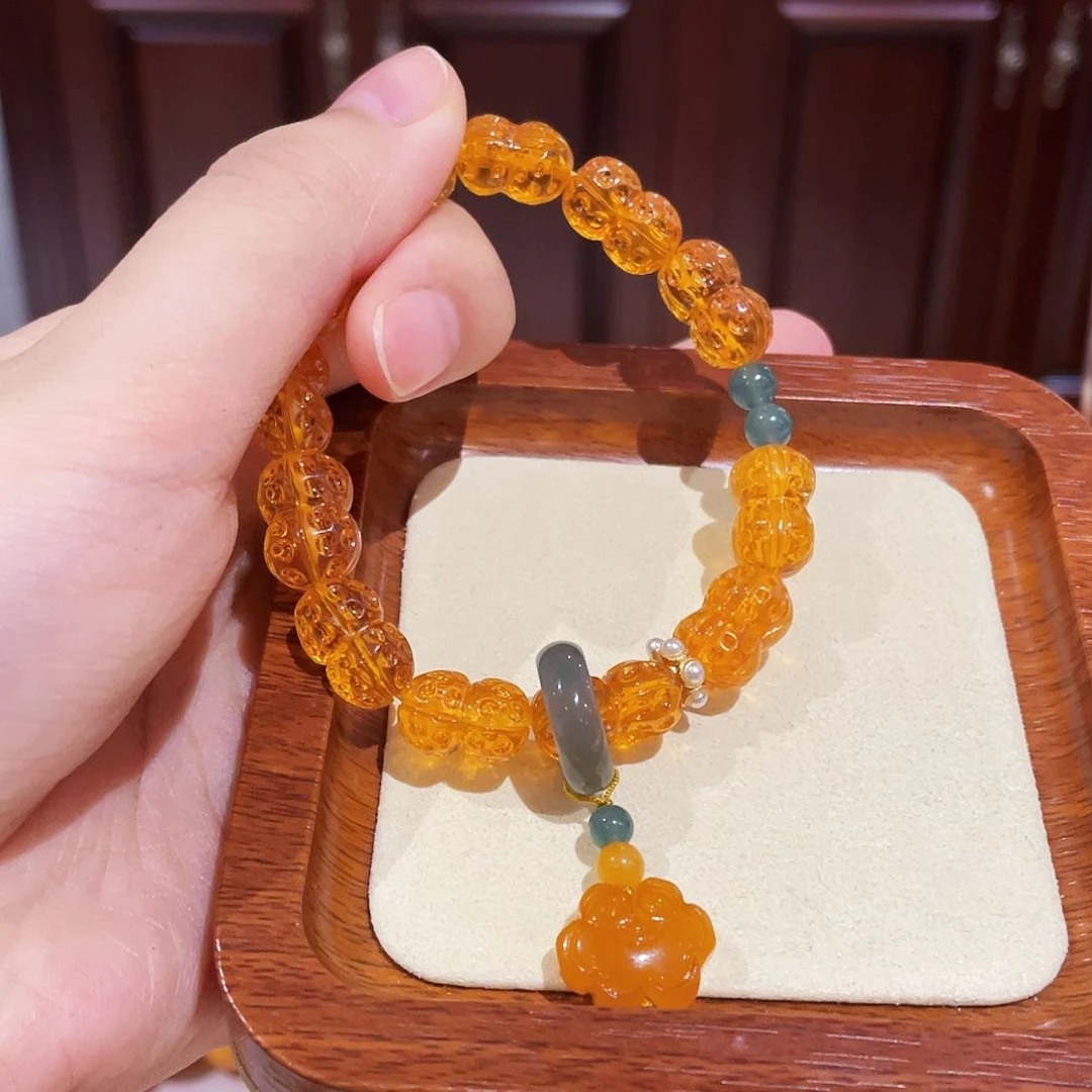 蜜蜡手链未镶嵌手串