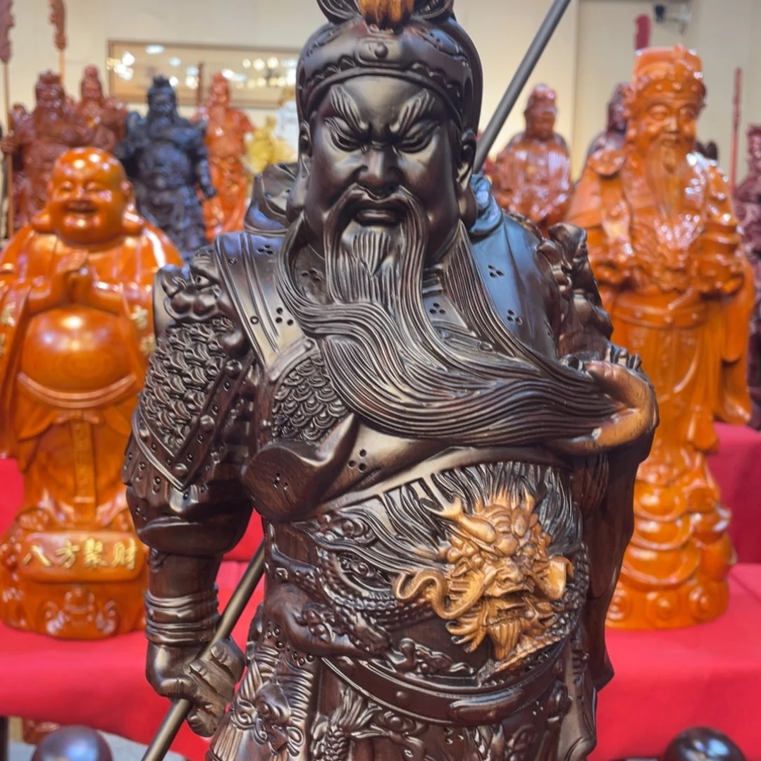 强***车木80高关公黑檀木