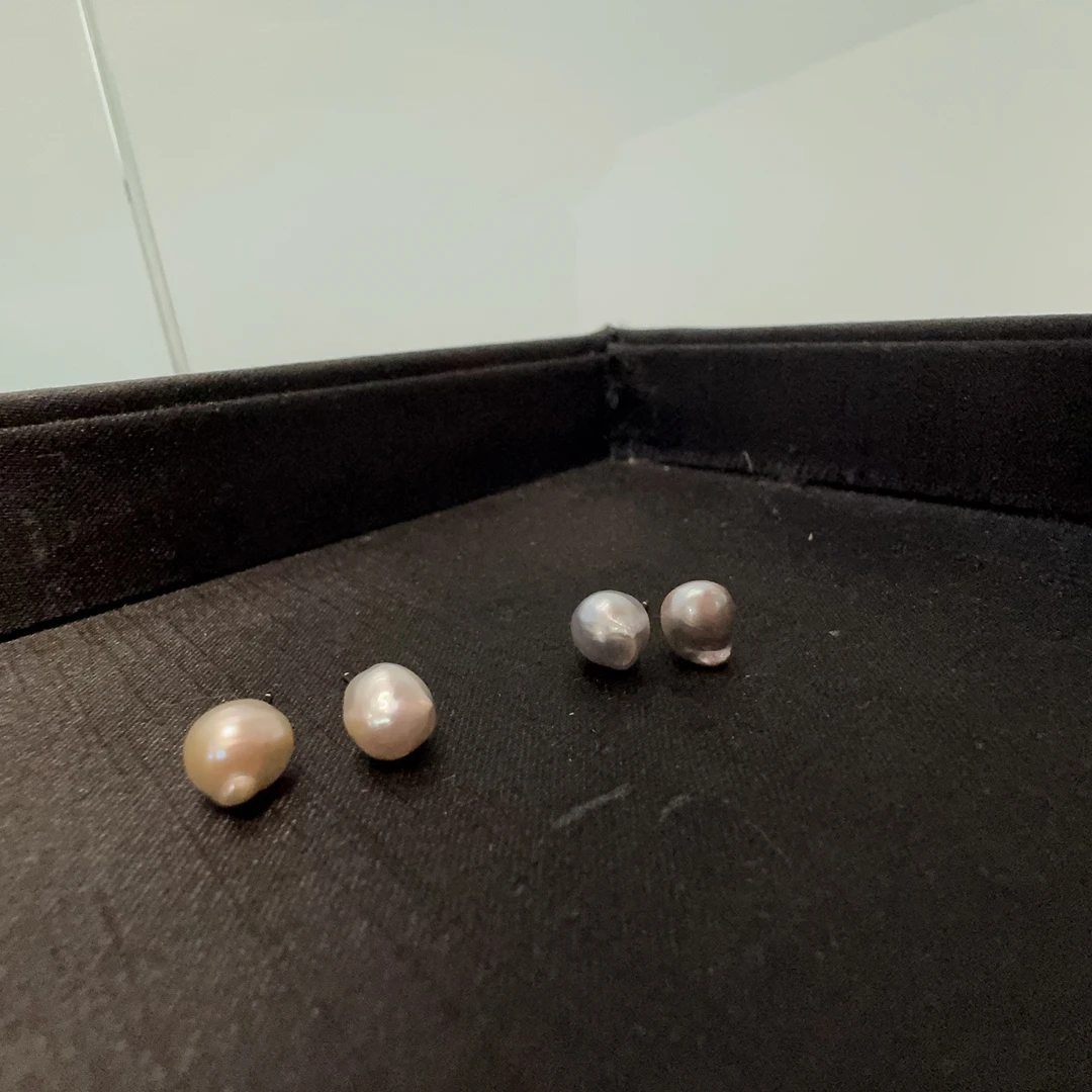 漫姿|海水珍珠*耳钉*S925银镶嵌ZYJA25081150多样性发其一