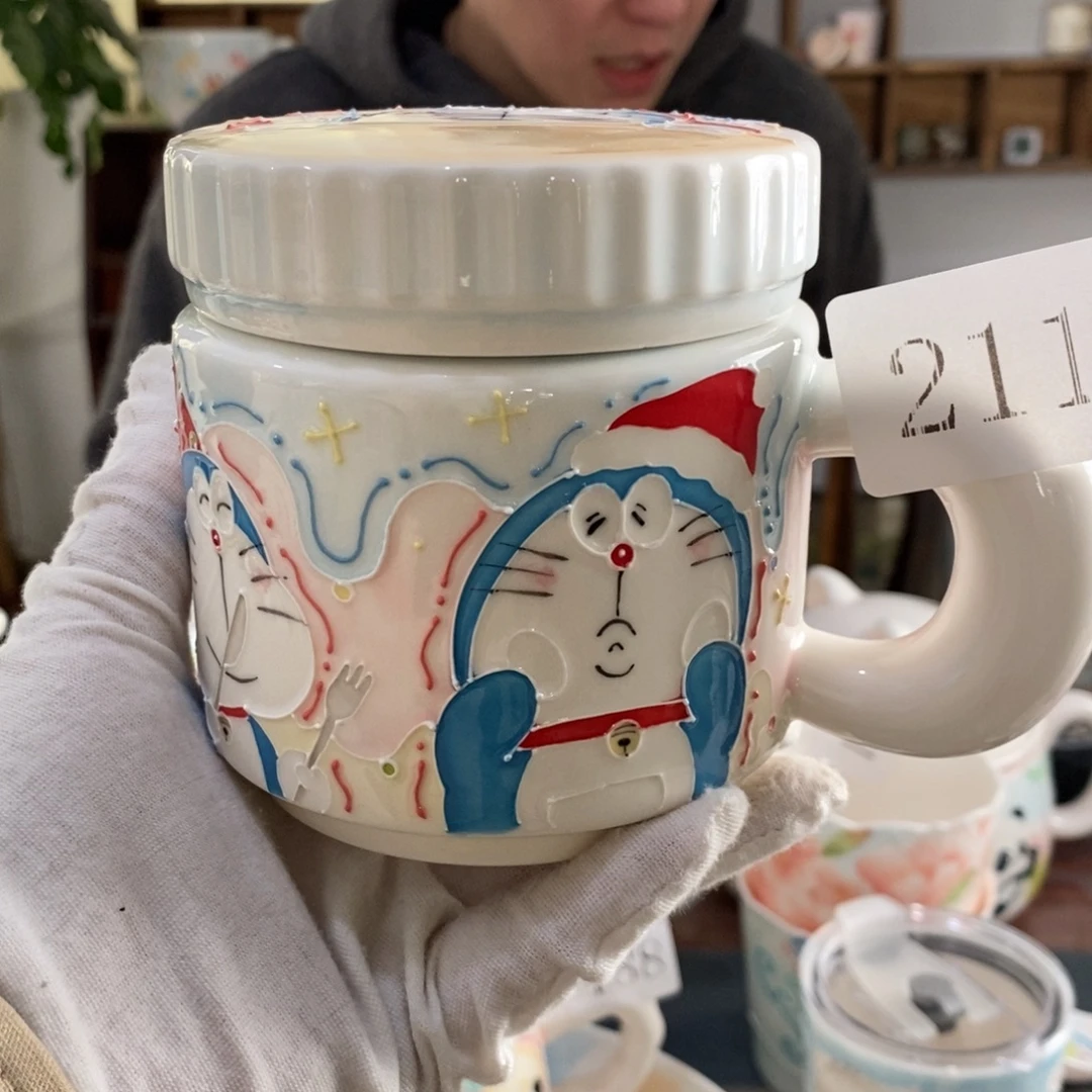 瓷片景德镇釉下彩手绘