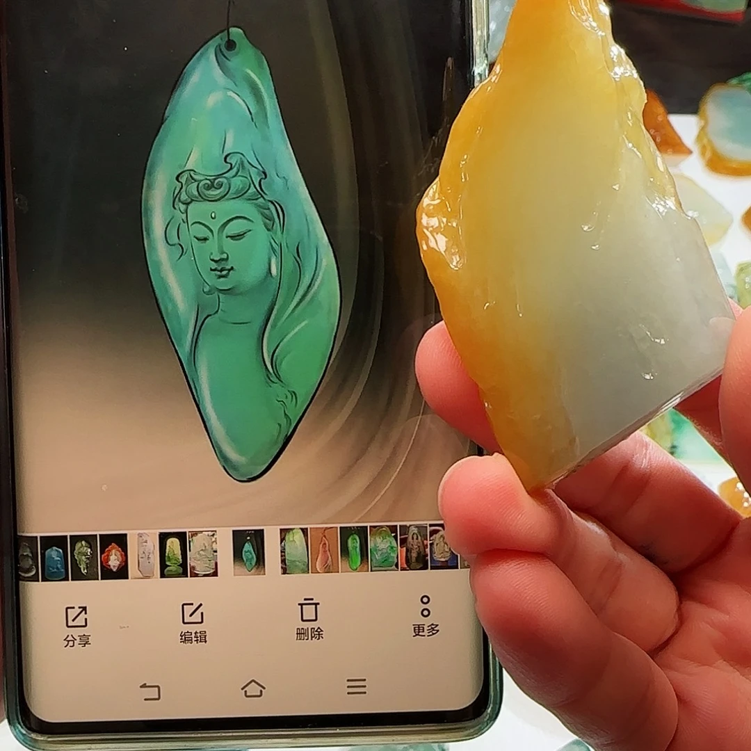 定制翡翠未镶嵌翡翠定制