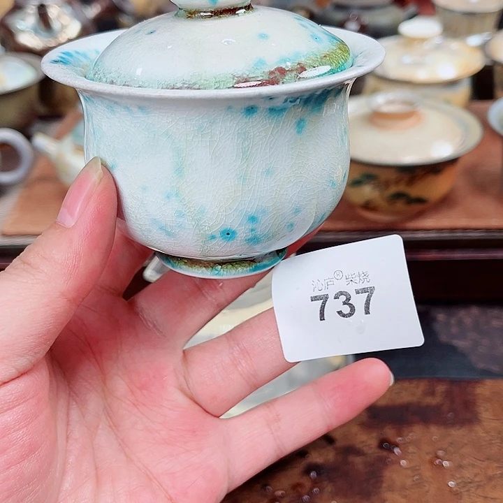 沁庐柴窑古法柴烧全手工茶具