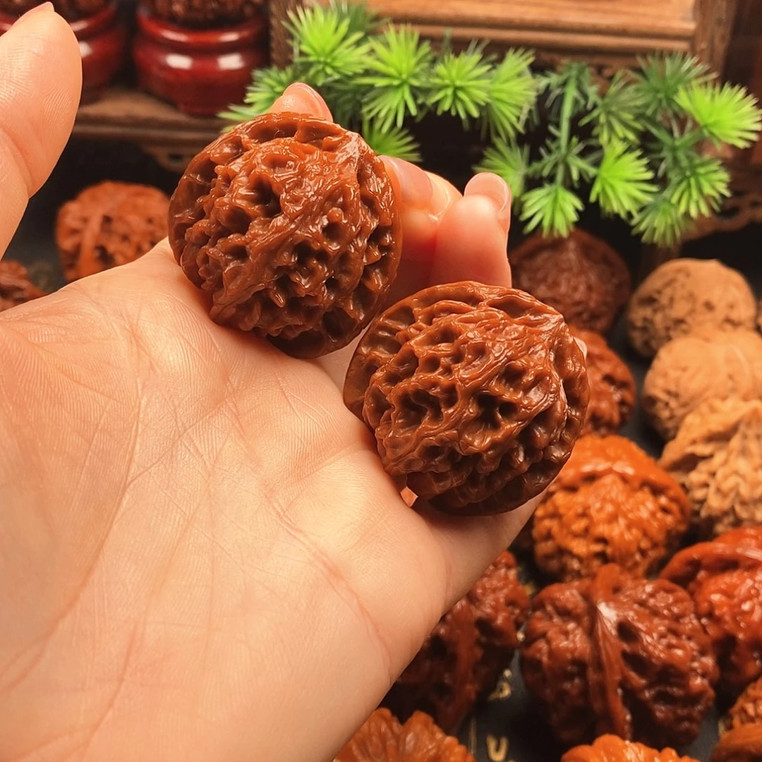 文玩核桃把件苹果