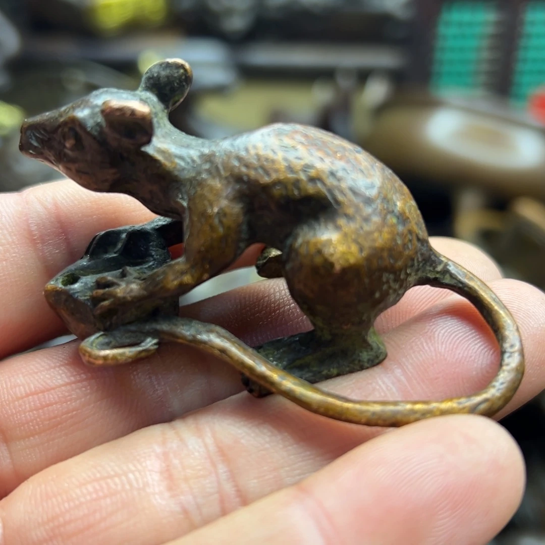 铜摆件欢迎欢迎你