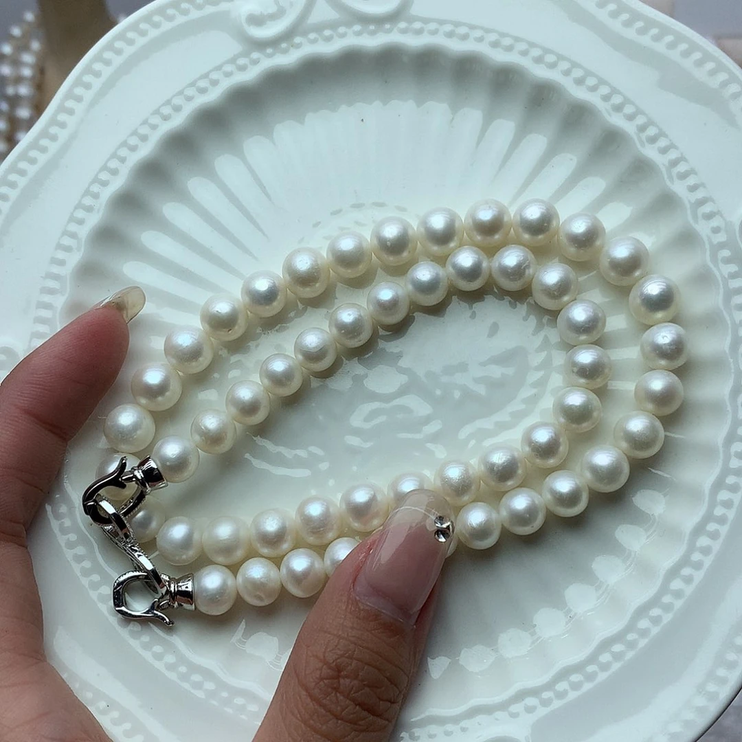 淡水珍珠8-9未镶嵌t66项链