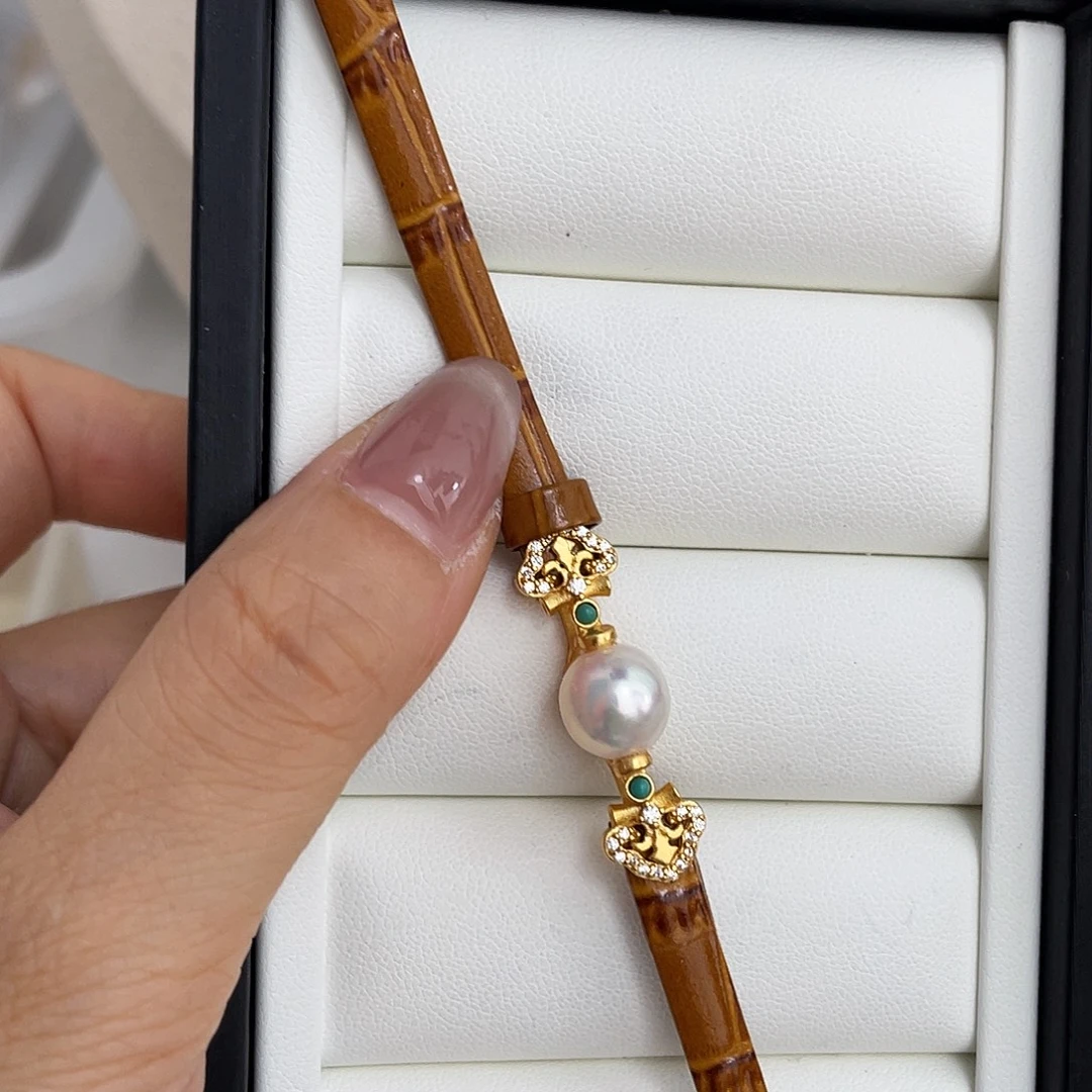 银S925镶嵌手绳海水珍珠