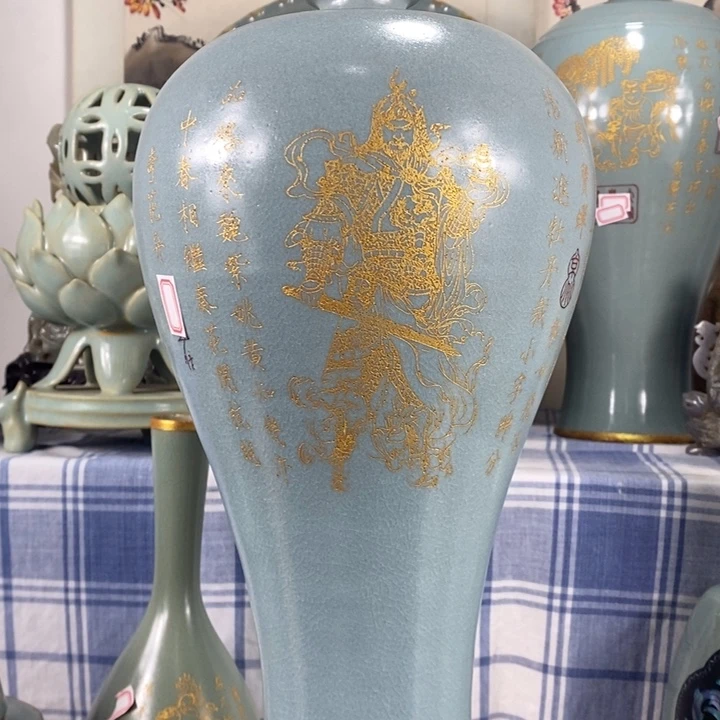 瓶老***生陶泽如花儿盛开了