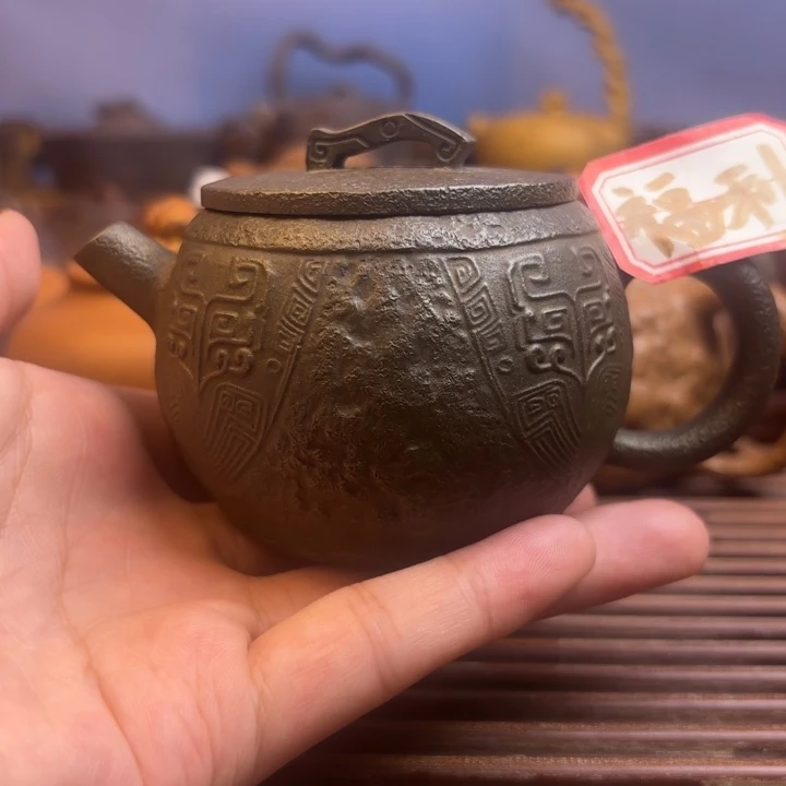 茶壶紫砂青铜器小汉瓦还原烧150c
