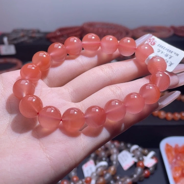 南红玛瑙未镶嵌保山冰粉单圈