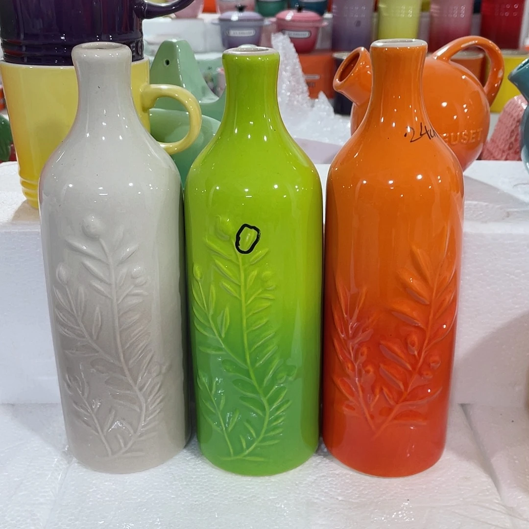 瓷微瑕陶瓷餐具家用 不带油嘴25厘米两个