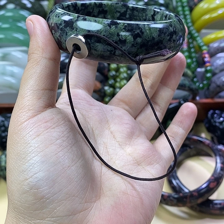 未镶嵌蛇纹石玉手镯2号