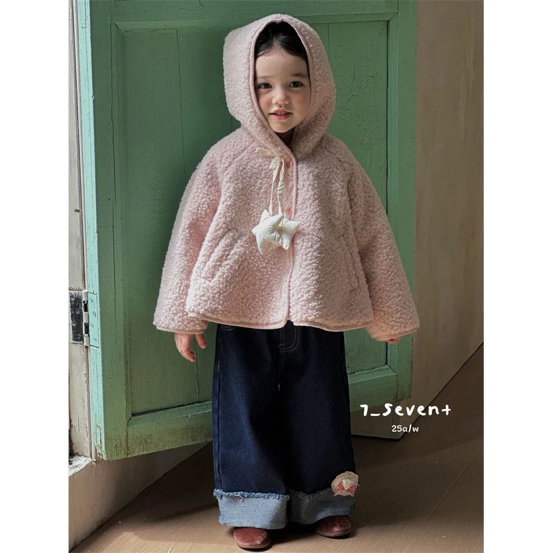 7Seven·25冬~星星连帽毛毛外套168（童装汉服）