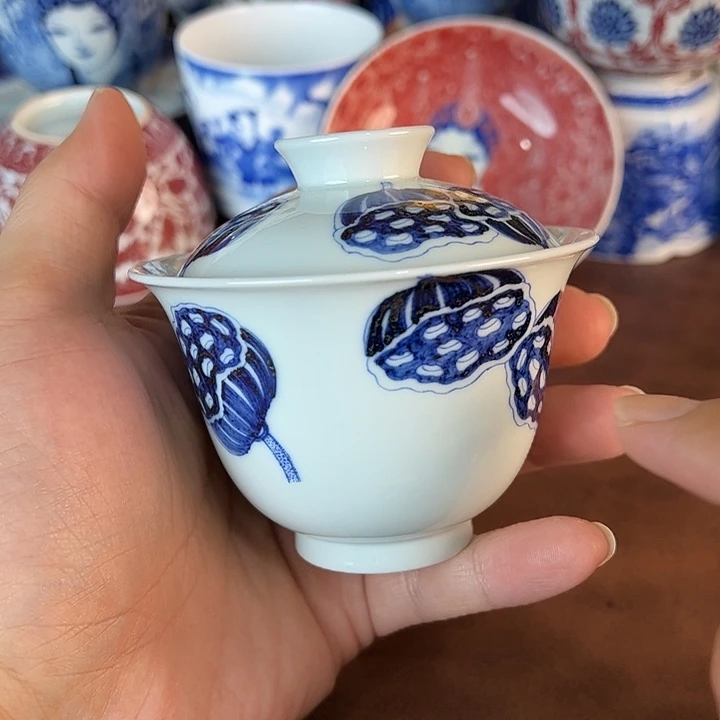 瓷片景德镇全手工手绘陶瓷