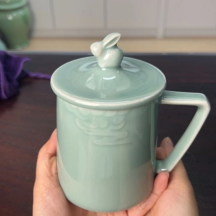 龙泉云间青瓷小米茶器