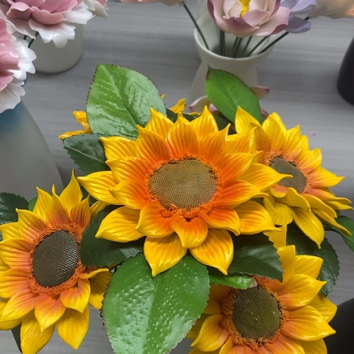 陶瓷手工制作陶瓷花4朵
