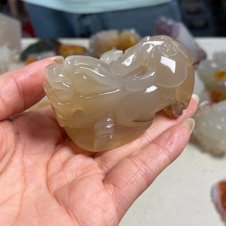 玛瑙/玉髓未镶嵌吊坠(不含链)